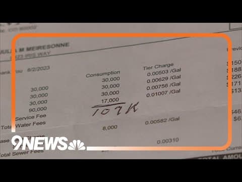 Arvada woman charged for using 107,000 gallons of water while away from home