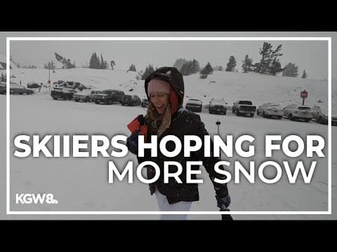Oregon skiers are optimistic for more snow after balmy start