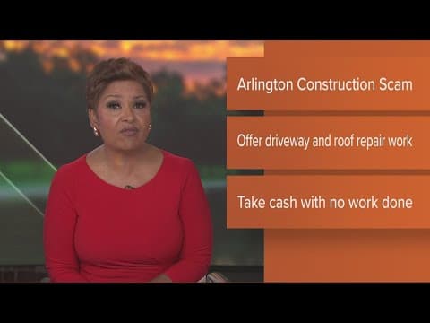 Police warning of construction scam in Arlington