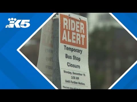 King County Metro closes bus stops along 12th and Jackson over safety concerns