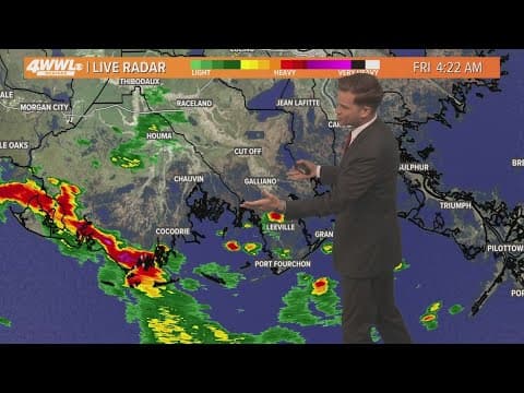 New Orleans Weather: Rounds of heavy rain likely