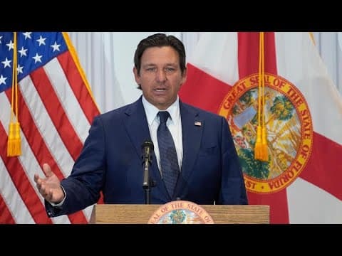 DeSantis holding press conference in Clearwater