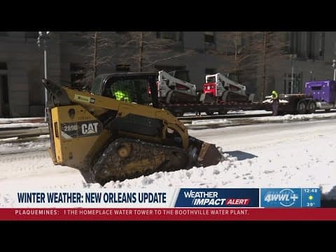 Winter weather update from the City of New Orleans