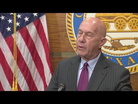 Houston John Whitmire to reflect on first 100 days in city's top office