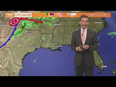Warm, windy day with a few storms tonight