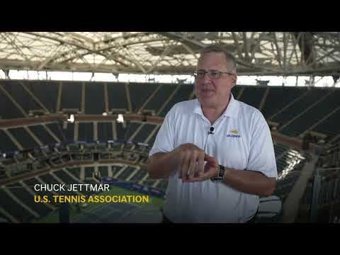 At the US Open, tennis stars shine under dark sky-friendly outdoor lights