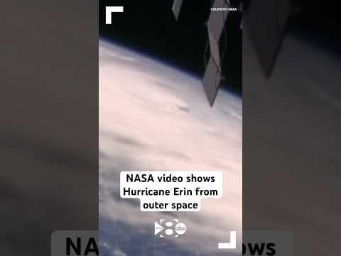 NASA video shows Hurricane Erin from outer space