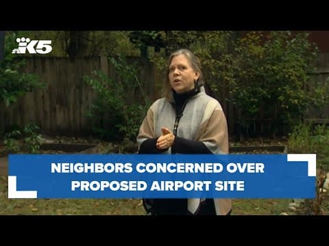 Thurston County residents concerned over proposed airport site