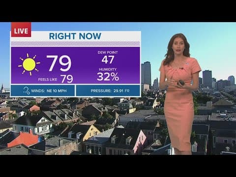 Sunny and pleasant weekend weather is ahead