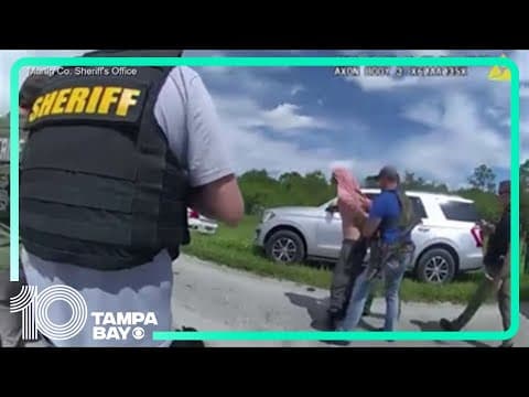 New video shows the moment man accused in apparent Trump assassination attempt is arrested