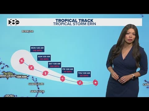 Hurricane potential builds in the Atlantic and Gulf, the fifth named storm of the year shows up