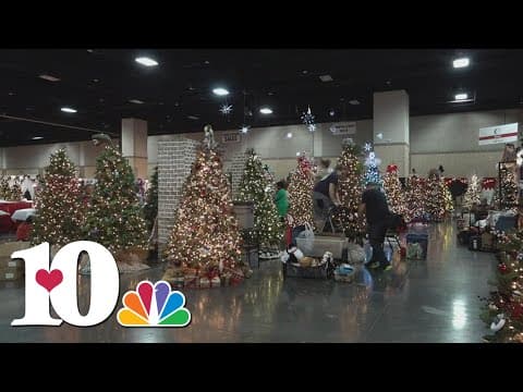 Set up underway for Fantasy of Trees