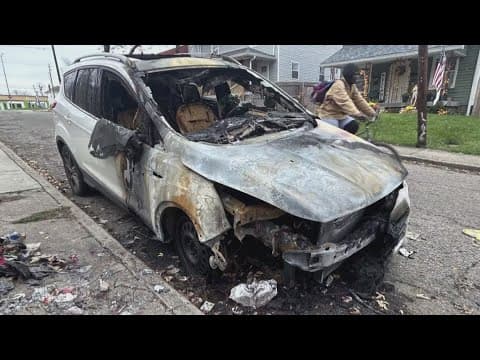 East Indy mother's car set on fire before exploding in her neighborhood