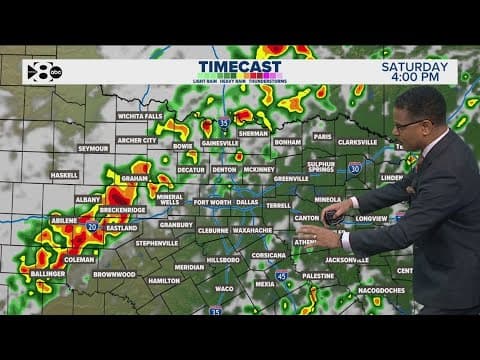 DFW Weather: Here's the latest weekend rain forecast