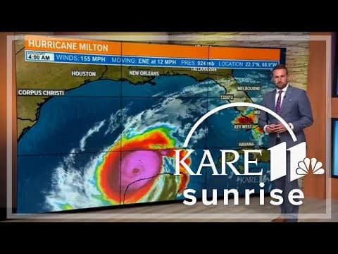 TRACKER: Hurricane Milton barrels toward Florida as a Category 4 storm