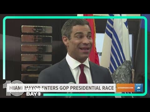 Miami mayor enters GOP presidential race