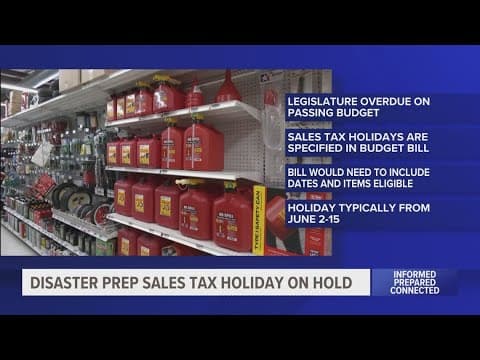 Florida's hurricane sales tax holiday at risk as state budget still hasn't passed
