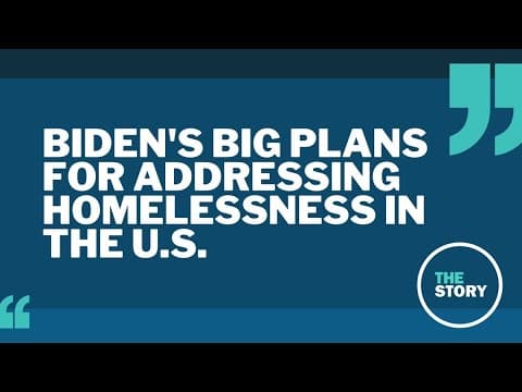 Biden administration rolls out big housing-first plan to address homelessness