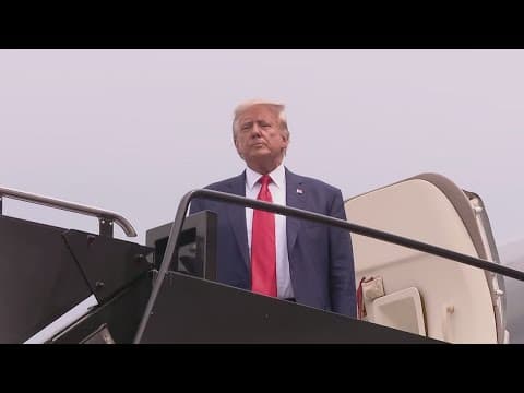 Trump says he'll watch arguments over presidential immunity in election fraud case