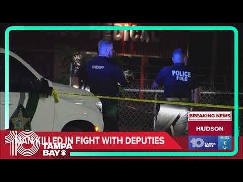 Man killed in deputy-involved shooting in Pasco County