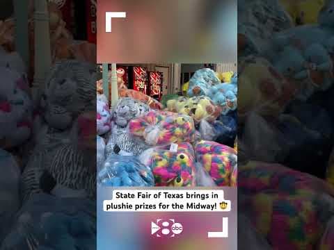 State Fair of Texas brings in more plushie prizes for the Midway!