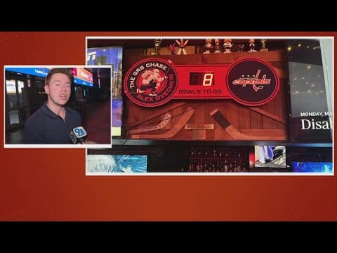 As Alex Ovechkin moves closer to making  hockey history, fans are excited