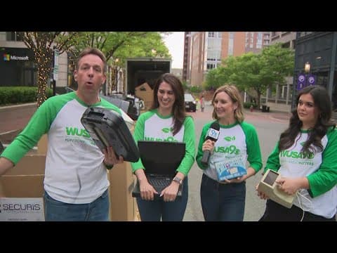 WUSA9 Recycle Day at Reston Town Center