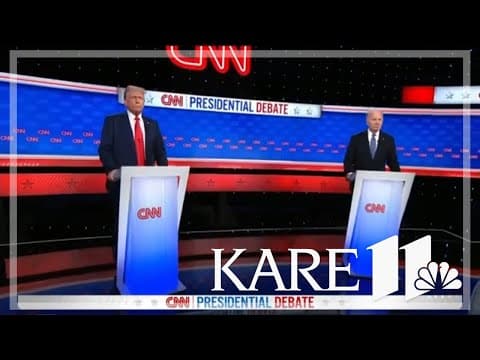Presidential Debate: Trump vs. Biden on economy, inflation