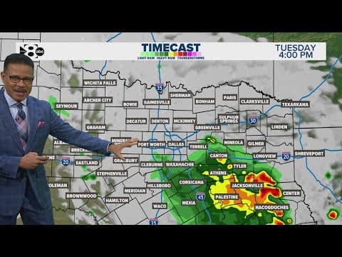 DFW Weather: After storms move out, more rain is in the forecast