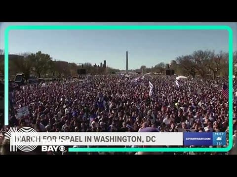 Tampa Bay locals 'March With Israel' at massive D.C. rally