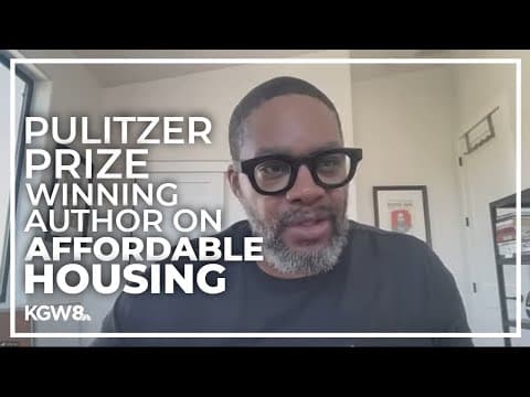 Pulitzer Prize winning author and Portland native speaks about affordable housing