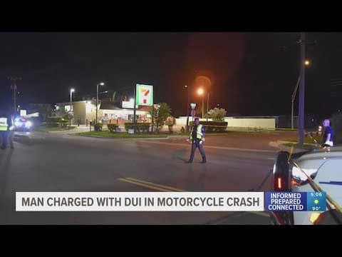 Man arrested on DUI charges for Bradenton motorcycle crash that left 1 dead, 1 injured