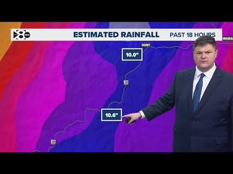 Flash flood warning in effect for Bandera, Kerr Counties in Texas Hill Country