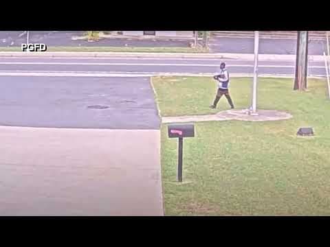 Police in Maryland looking for man seen dropping of incendiary devices at fire station for months