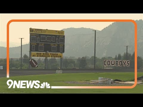 Meeker High School football team resumes practice amid Lee Fire