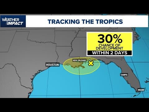 Tropical update: What to know about a spot in the Gulf that was downgraded for tropical development
