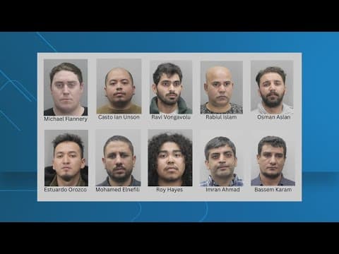 10 alleged child predators arrested in Fairfax, Virginia