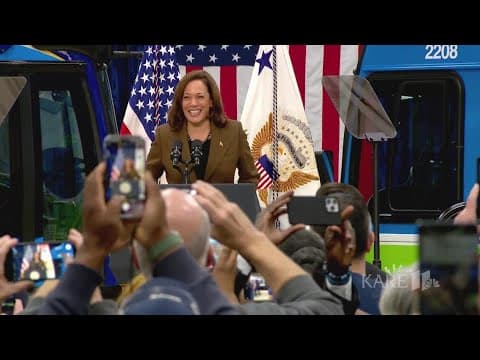 Vice President Kamala Harris visits St. Cloud, Minnesota