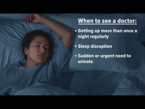 How to know if waking up to use the bathroom is a sign of more serious issues