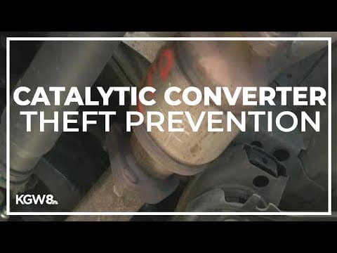 Tigard police working to prevent catalytic converter thefts