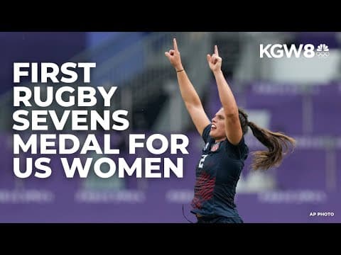 Team USA wins first ever rugby sevens medal at Paris Olympics
