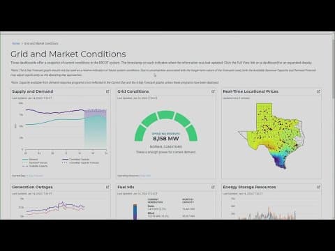 ERCOT asks Texans to conserve energy Monday morning
