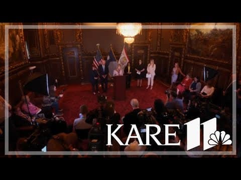 Minnesota legislative leaders, Governor Walz announce budget deal