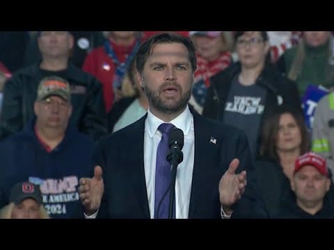 JD Vance full speech at campaign event in North Carolina (Oct. 16, 2024)