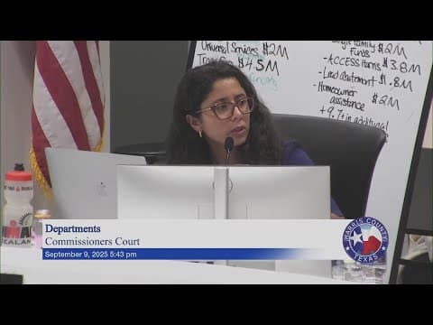 Commissioner Garcia says Harris County Judge Lina Hidalgo stormed from budget meeting for a concert