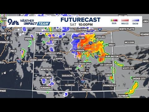 Latest forecast | Cool and wet weekend across Colorado