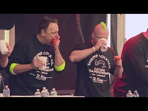 Joey Chestnut regains St. Elmo Shrimp Cocktail eating championship