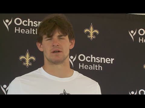Saints TE talks transition from pro basketball to NFL, and which is harder move