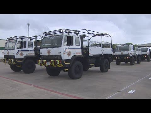 Harris County prepares high-water vehicles ahead of expected heavy rain