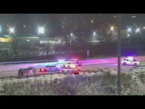 State police investigating deadly I-65 crash in downtown Indianapolis